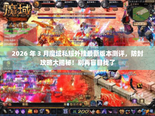 2026 年 3 月魔域私服外挂最新版本测评，防封攻略大揭秘！别再盲目找了