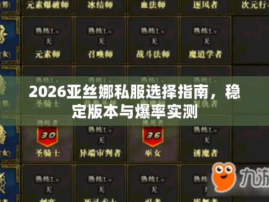 2026亚丝娜私服选择指南，稳定版本与爆率实测
