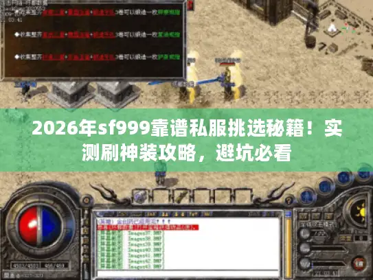 2026年sf999靠谱私服挑选秘籍！实测刷神装攻略，避坑必看