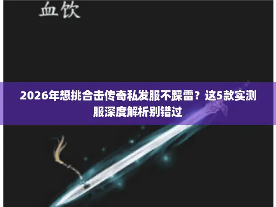 2026年想挑合击传奇私发服不踩雷？这5款实测服深度解析别错过