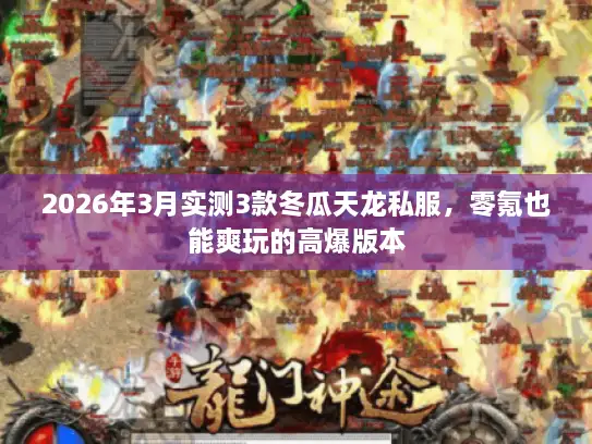 2026年3月实测3款冬瓜天龙私服，零氪也能爽玩的高爆版本