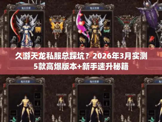 久游天龙私服总踩坑？2026年3月实测5款高爆版本+新手速升秘籍