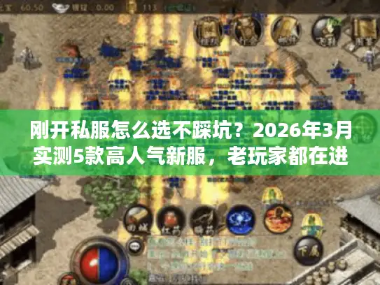 刚开私服怎么选不踩坑？2026年3月实测5款高人气新服，老玩家都在进！