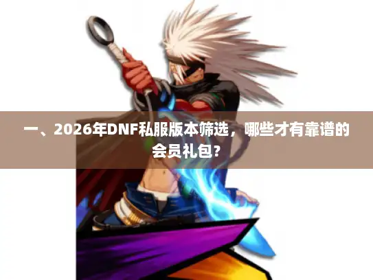 一、2026年DNF私服版本筛选，哪些才有靠谱的会员礼包？