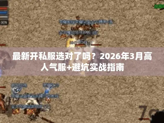 最新开私服选对了吗？2026年3月高人气服+避坑实战指南