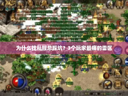 为什么找私服总踩坑？3个玩家最痛的雷区