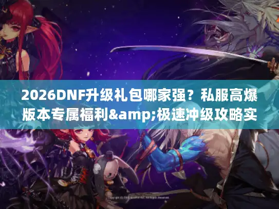 2026DNF升级礼包哪家强？私服高爆版本专属福利&极速冲级攻略实测