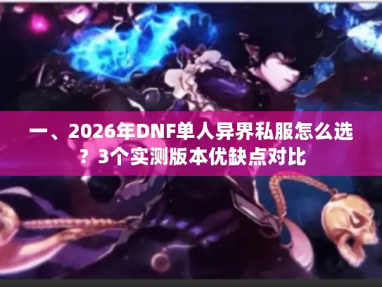 一、2026年DNF单人异界私服怎么选？3个实测版本优缺点对比