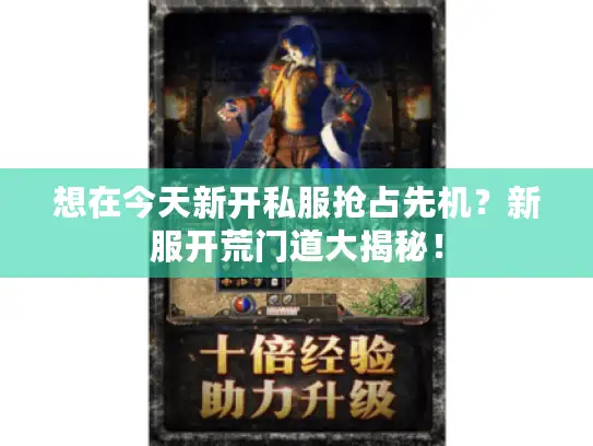 想在今天新开私服抢占先机？新服开荒门道大揭秘！