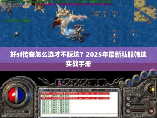 好sf传奇怎么选才不踩坑？2025年最新私服筛选实战手册