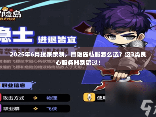 2025年6月玩家亲测，冒险岛私服怎么选？这3类良心服务器别错过！