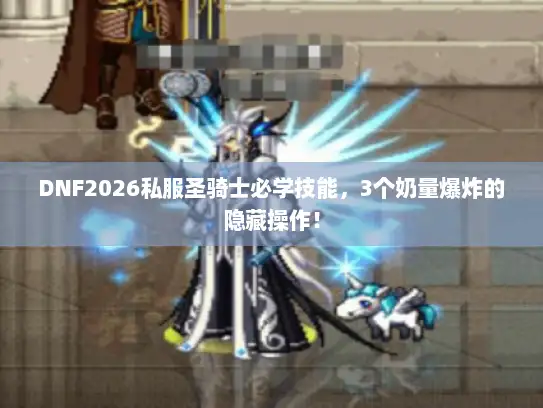 DNF2026私服圣骑士必学技能，3个奶量爆炸的隐藏操作！