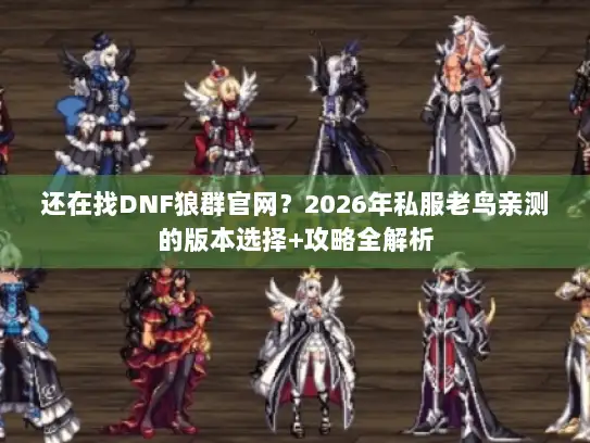 还在找DNF狼群官网？2026年私服老鸟亲测的版本选择+攻略全解析