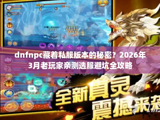 dnfnpc藏着私服版本的秘密？2026年3月老玩家亲测选服避坑全攻略