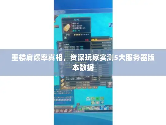 重楼肩爆率真相,资深玩家实测5大服务器版本数据 重楼肩爆率真相,资深玩家实测5大服务器版本数据
