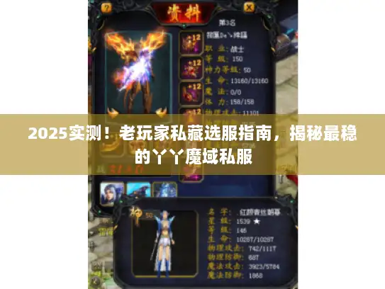 2025实测！老玩家私藏选服指南，揭秘最稳的丫丫魔域私服