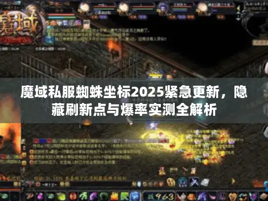 魔域私服蜘蛛坐标2025紧急更新，隐藏刷新点与爆率实测全解析