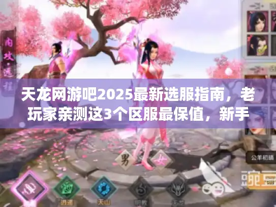 天龙网游吧2025最新选服指南，老玩家亲测这3个区服最保值，新手资源白嫖全链路