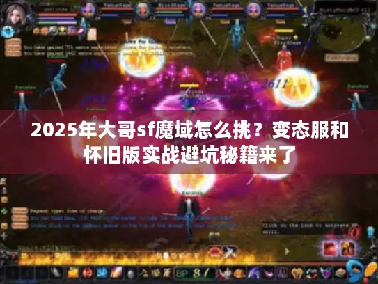 2025年大哥sf魔域怎么挑？变态服和怀旧版实战避坑秘籍来了
