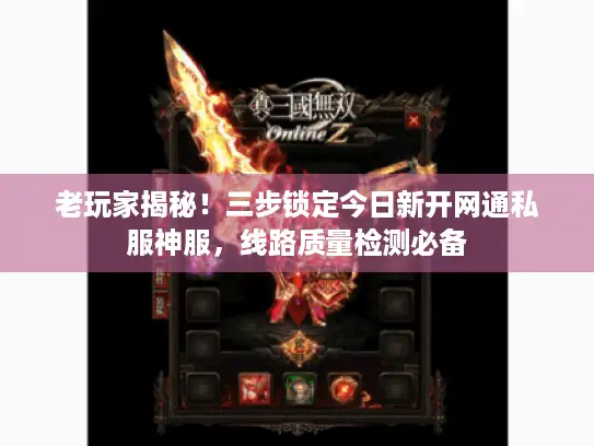 老玩家揭秘！三步锁定今日新开网通私服神服，线路质量检测必备