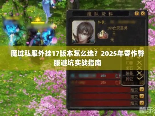 魔域私服外挂17版本怎么选?2025年零作弊服避坑实战指南 魔域私服外挂17版本怎么选?2025年零作弊服避坑实战指南