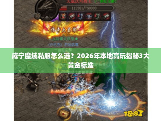 咸宁魔域私服怎么选？2026年本地高玩揭秘3大黄金标准