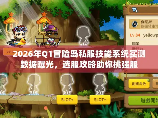 2026年Q1冒险岛私服技能系统实测数据曝光，选服攻略助你挑强服