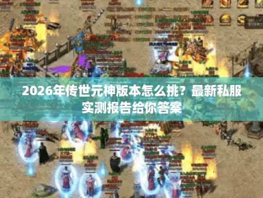 2026年传世元神版本怎么挑？最新私服实测报告给你答案