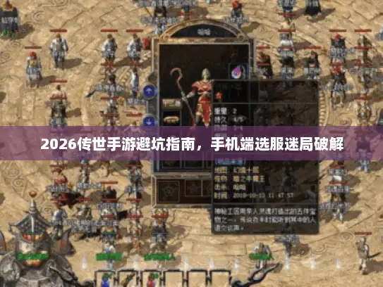 2026传世手游避坑指南，手机端选服迷局破解