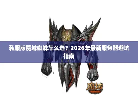 私服版魔域蜘蛛怎么选？2026年最新服务器避坑指南