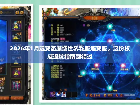 2026年1月选变态魔域世界私服超变服，这份权威避坑指南别错过