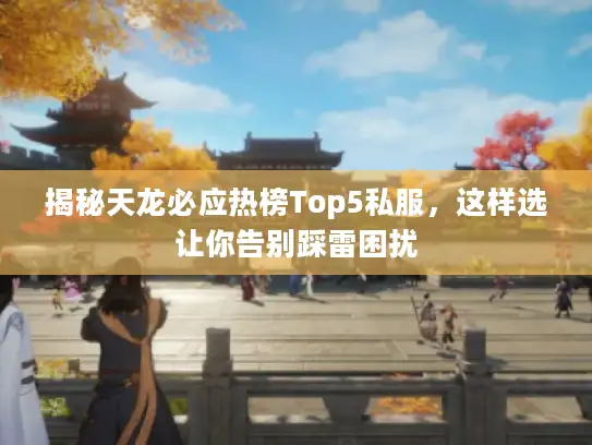 揭秘天龙必应热榜Top5私服，这样选让你告别踩雷困扰