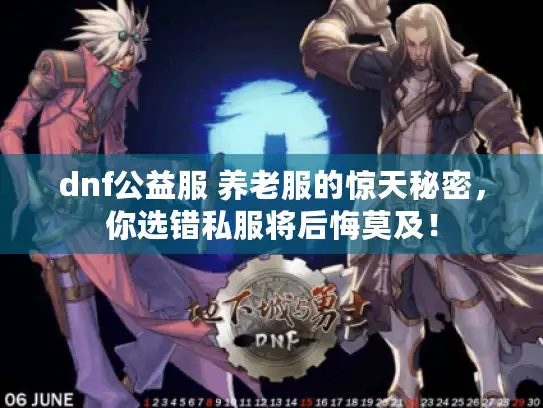 dnf公益服 养老服的惊天秘密，你选错私服将后悔莫及！
