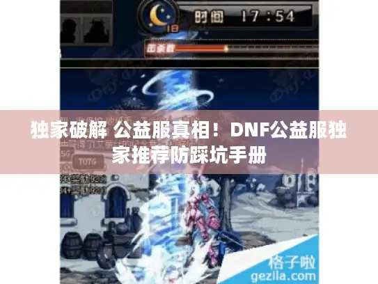独家破解 公益服真相！DNF公益服独家推荐防踩坑手册