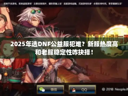 2025年选DNF公益服犯难？新服热度高和老服稳定性咋抉择！