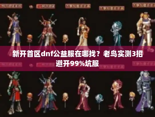 新开首区dnf公益服在哪找？老鸟实测3招避开99%坑服