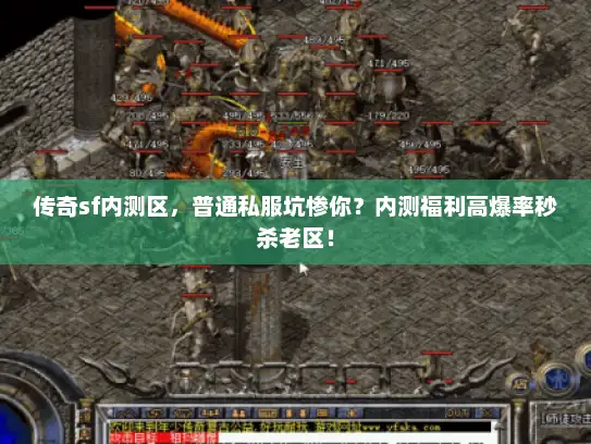 传奇sf内测区，普通私服坑惨你？内测福利高爆率秒杀老区！