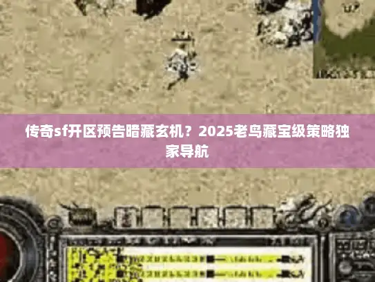 传奇sf开区预告暗藏玄机？2025老鸟藏宝级策略独家导航