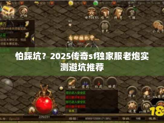 怕踩坑？2025传奇sf独家服老炮实测避坑推荐