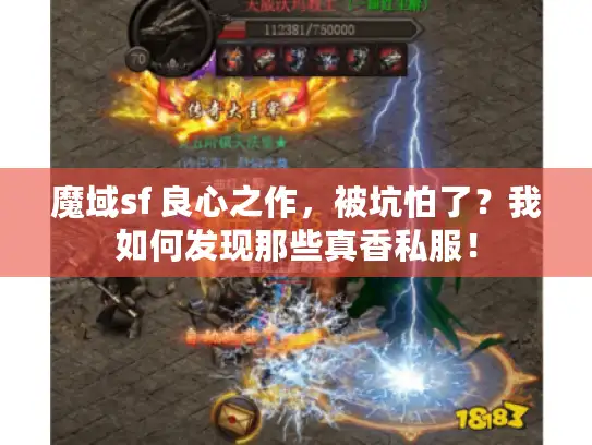 魔域sf 良心之作，被坑怕了？我如何发现那些真香私服！
