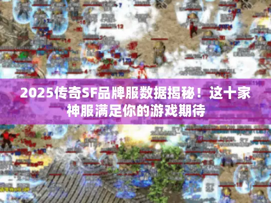 2025传奇SF品牌服数据揭秘！这十家神服满足你的游戏期待