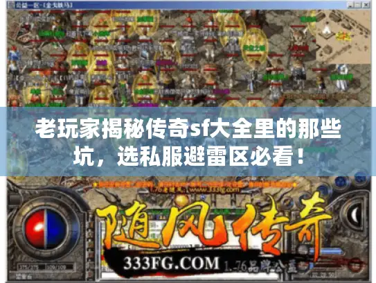 老玩家揭秘传奇sf大全里的那些坑，选私服避雷区必看！