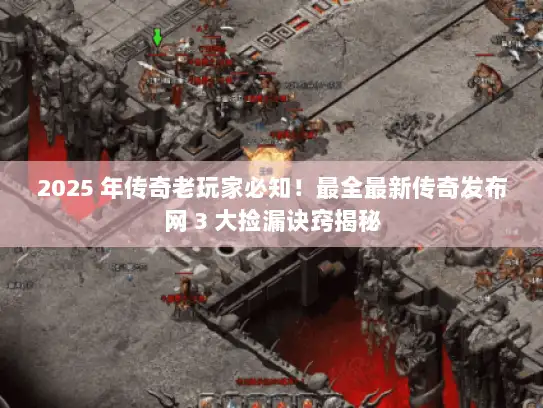 2025 年传奇老玩家必知！最全最新传奇发布网 3 大捡漏诀窍揭秘