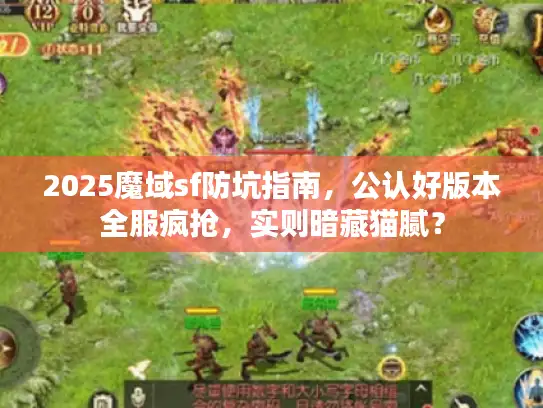 2025魔域sf防坑指南，公认好版本全服疯抢，实则暗藏猫腻？