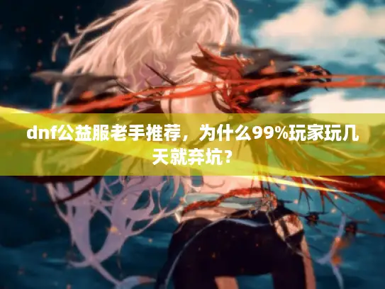 dnf公益服老手推荐，为什么99%玩家玩几天就弃坑？