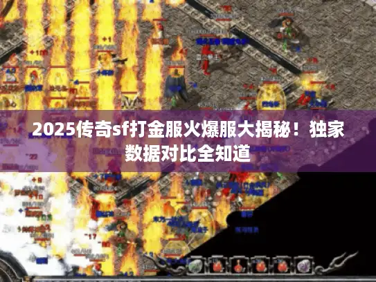2025传奇sf打金服火爆服大揭秘！独家数据对比全知道