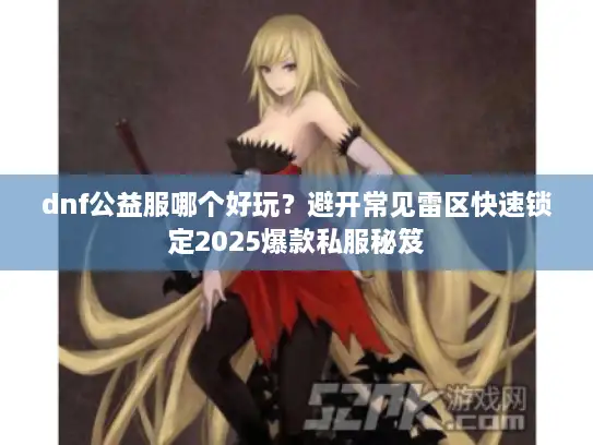 dnf公益服哪个好玩？避开常见雷区快速锁定2025爆款私服秘笈