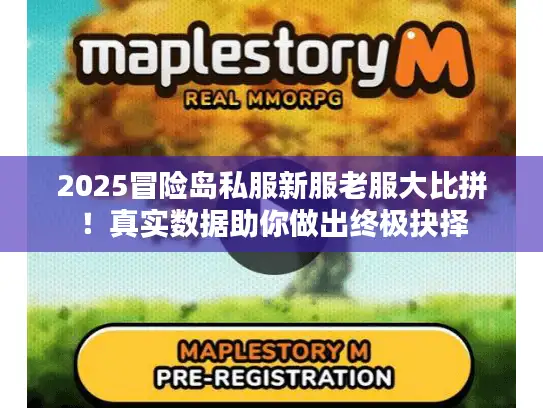 2025冒险岛私服新服老服大比拼！真实数据助你做出终极抉择
