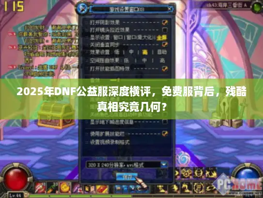 2025年DNF公益服深度横评，免费服背后，残酷真相究竟几何？