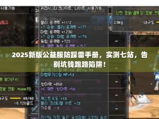 2025新版公益服防踩雷手册，实测七站，告别坑钱跑路陷阱！